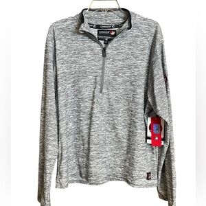 Canada Weathergear NWT gray heathered quarter zip pullover large